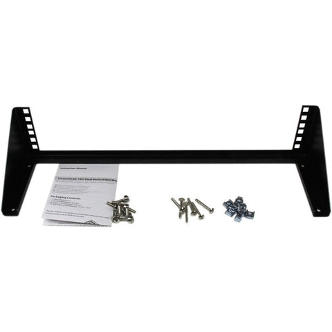 StarTech 2U 19in Steel Vertical Wall Mount Equipment Rack Bracket
