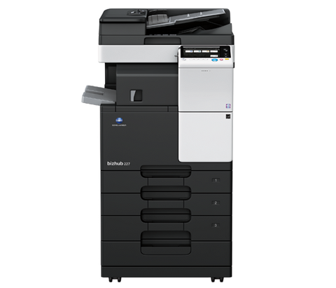 Konica Minolta OEM Konica Minolta bizhub 227 (A7AK011X001) MFP, 22 ppm Monochrome, Print, Copy, Scan, (Fax)