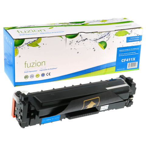 Fuzion HP CF411X (410X) Compatible Toner - Cyan