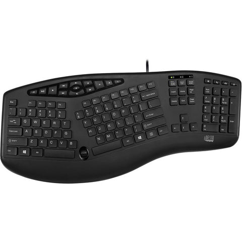 Adesso, Inc TruForm Media 160 - Ergonomic Desktop Keyboard